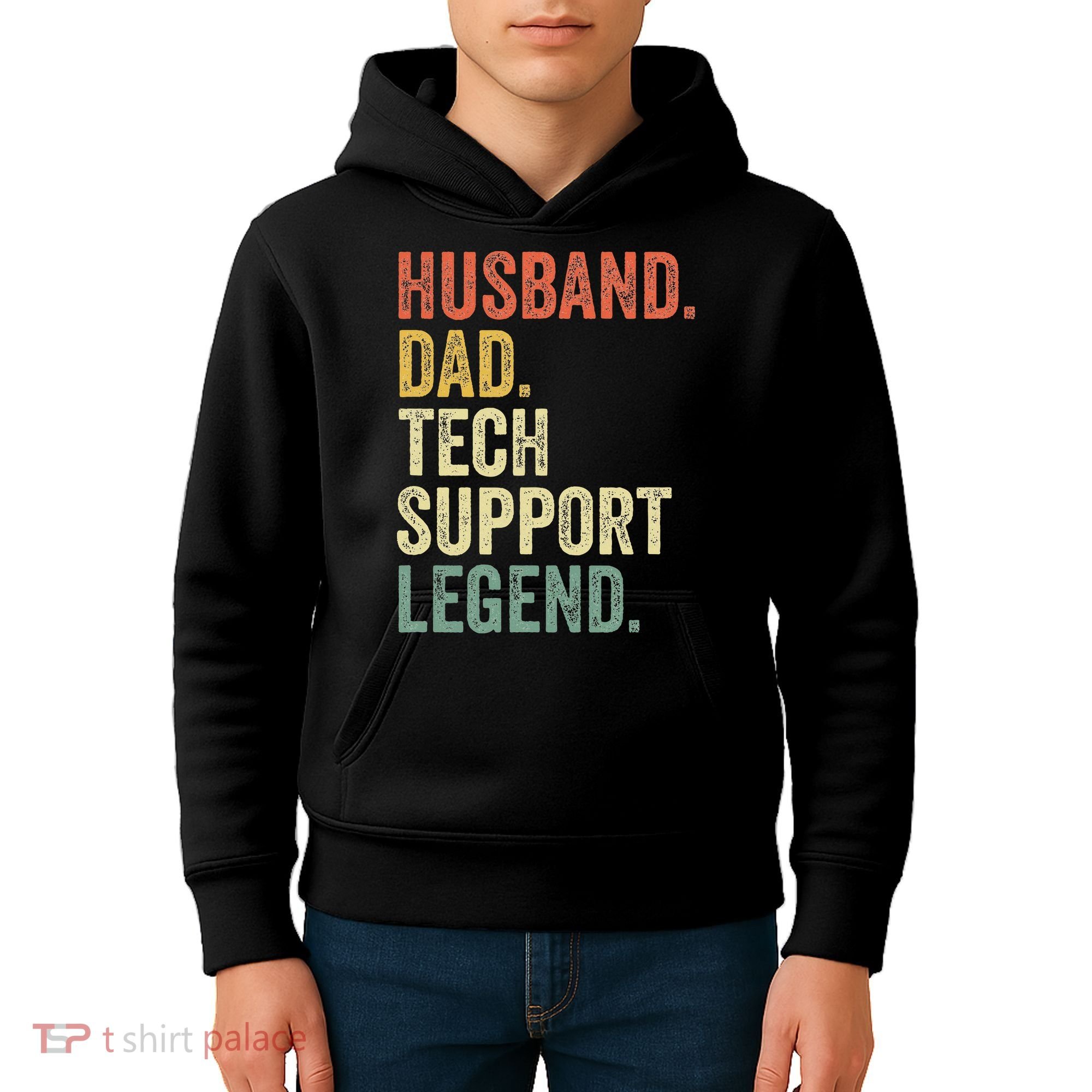 Tech Support Christmas Gifts For Dad Husband Kids Hoodie
