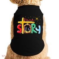 True Story Christmas Nativity Jesus Christian Doggie Tank thumb 0
