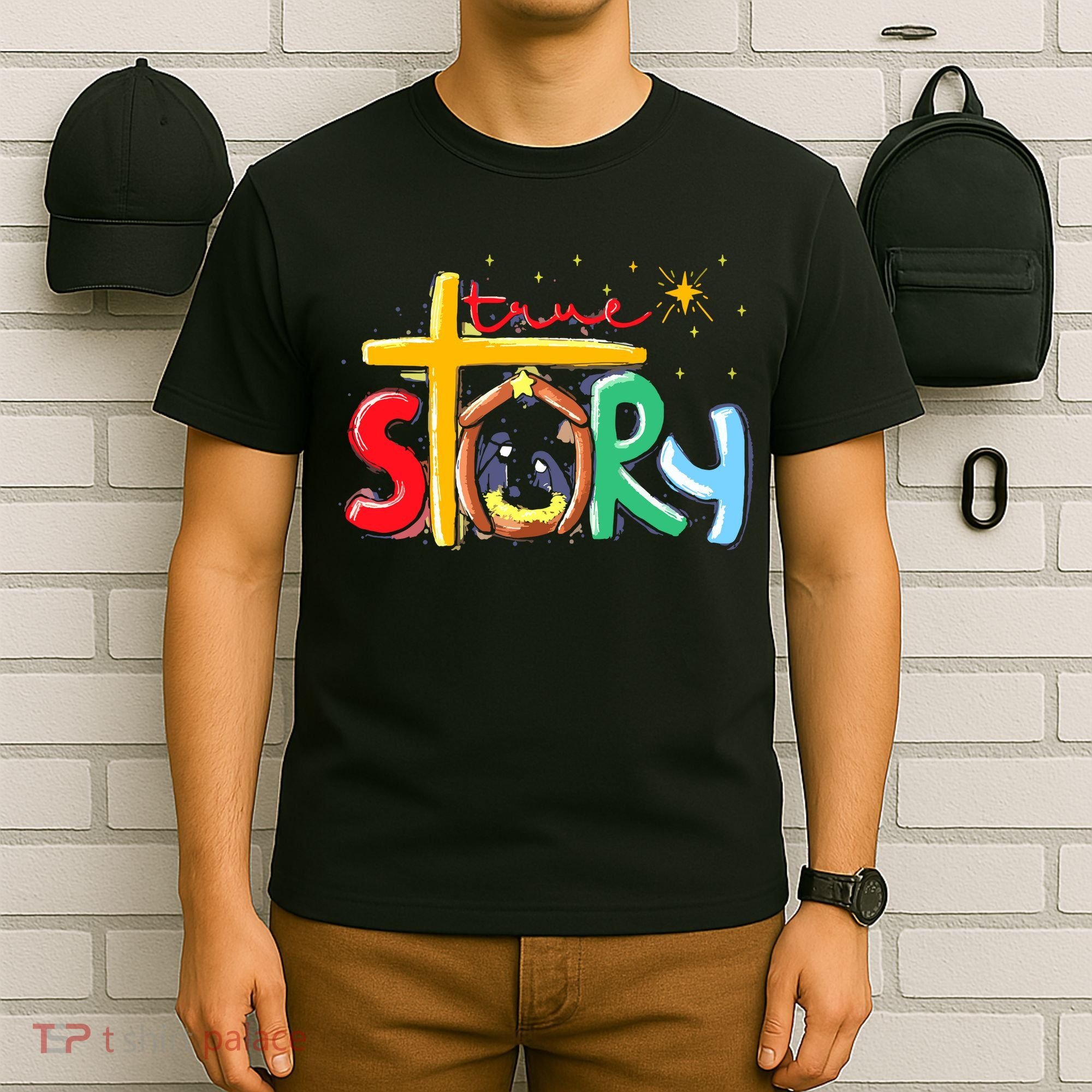 True Story Christmas Nativity Jesus Christian T-Shirt