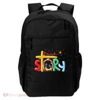 True Story Christmas Nativity Jesus Christian Backpack thumb 0