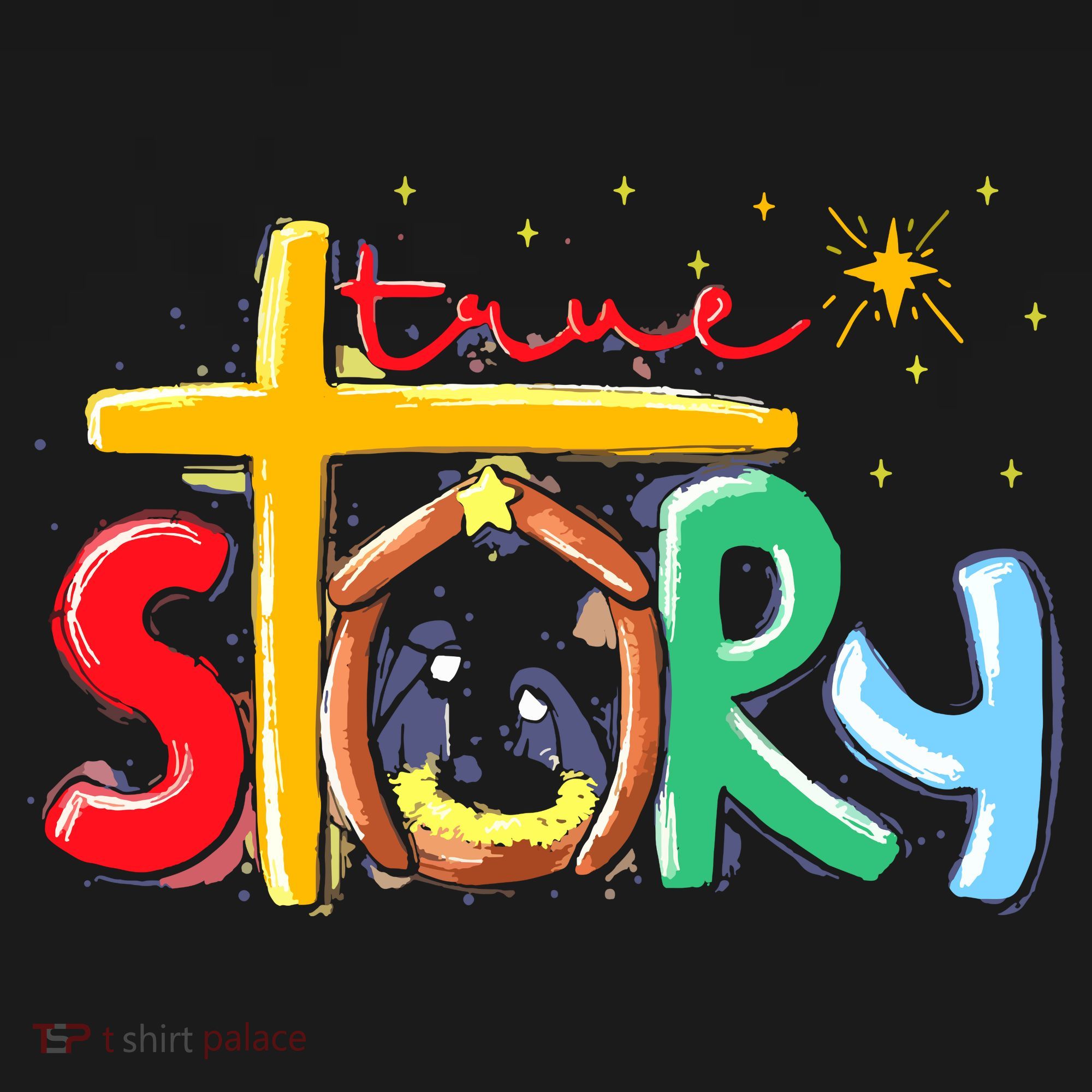 True Story Christmas Nativity Jesus Christian Women's Hoodie