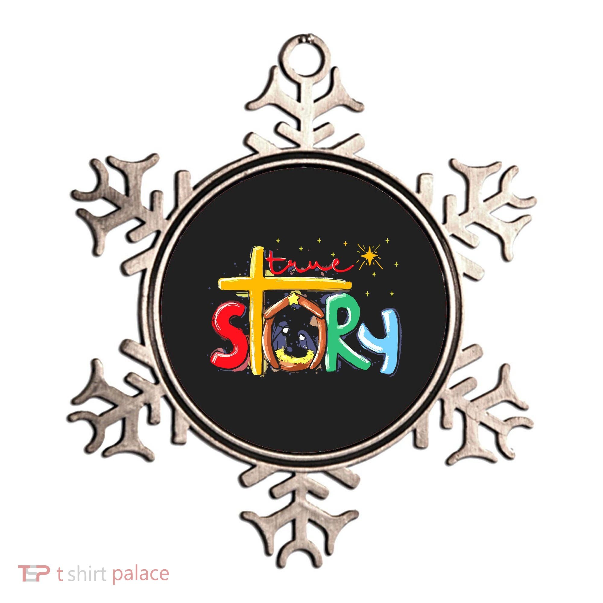True Story Christmas Nativity Jesus Christian Ornament