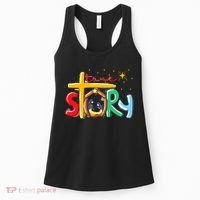 True Story Christmas Nativity Jesus Christian Women's Tank Top thumb 0