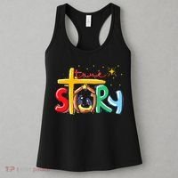 True Story Christmas Nativity Jesus Christian Women's Tank Top thumb 3
