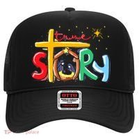 True Story Christmas Nativity Jesus Christian Hat thumb 0