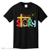 True Story Christmas Nativity Jesus Christian Kids T-Shirt thumb 0