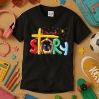 True Story Christmas Nativity Jesus Christian Kids T-Shirt thumb 3
