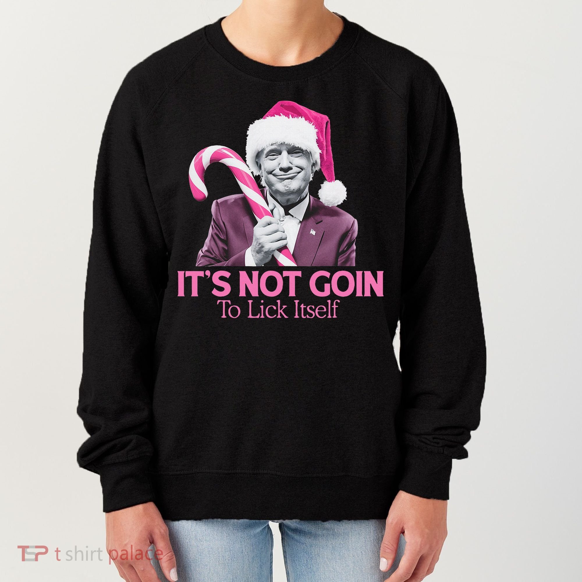 Trump Santa Christmas Maga Holiday Women's Sweatshirt