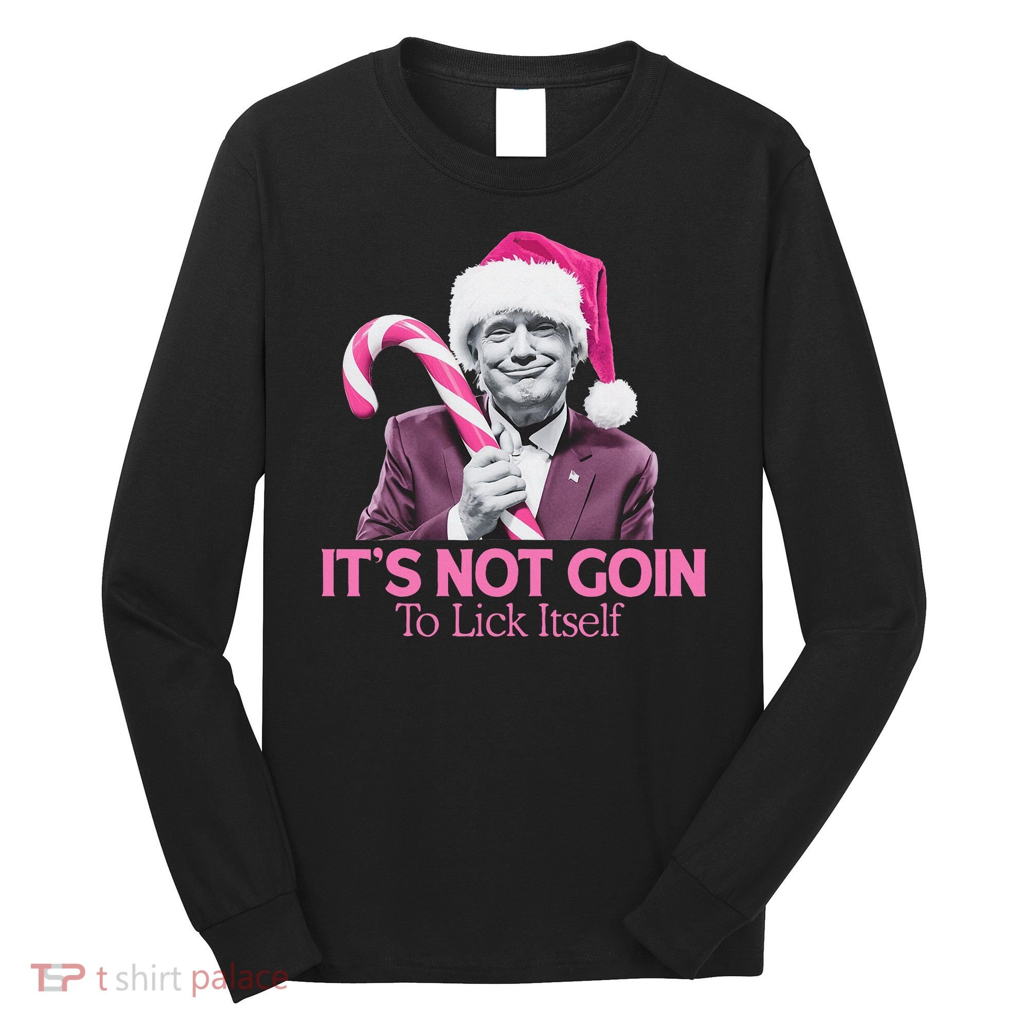 Trump Santa Christmas Maga Holiday Long Sleeve Shirt