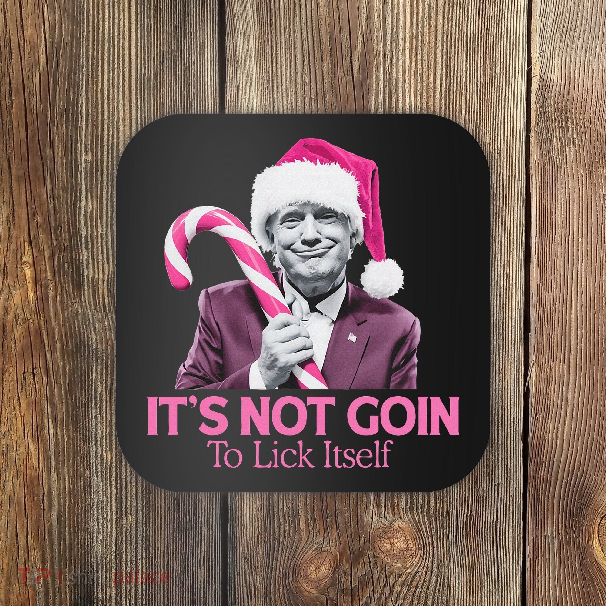 Trump Santa Christmas Maga Holiday Coaster