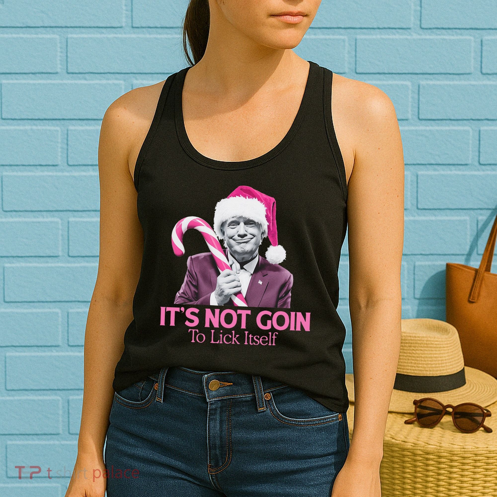 Trump Santa Christmas Maga Holiday Women's Tank Top