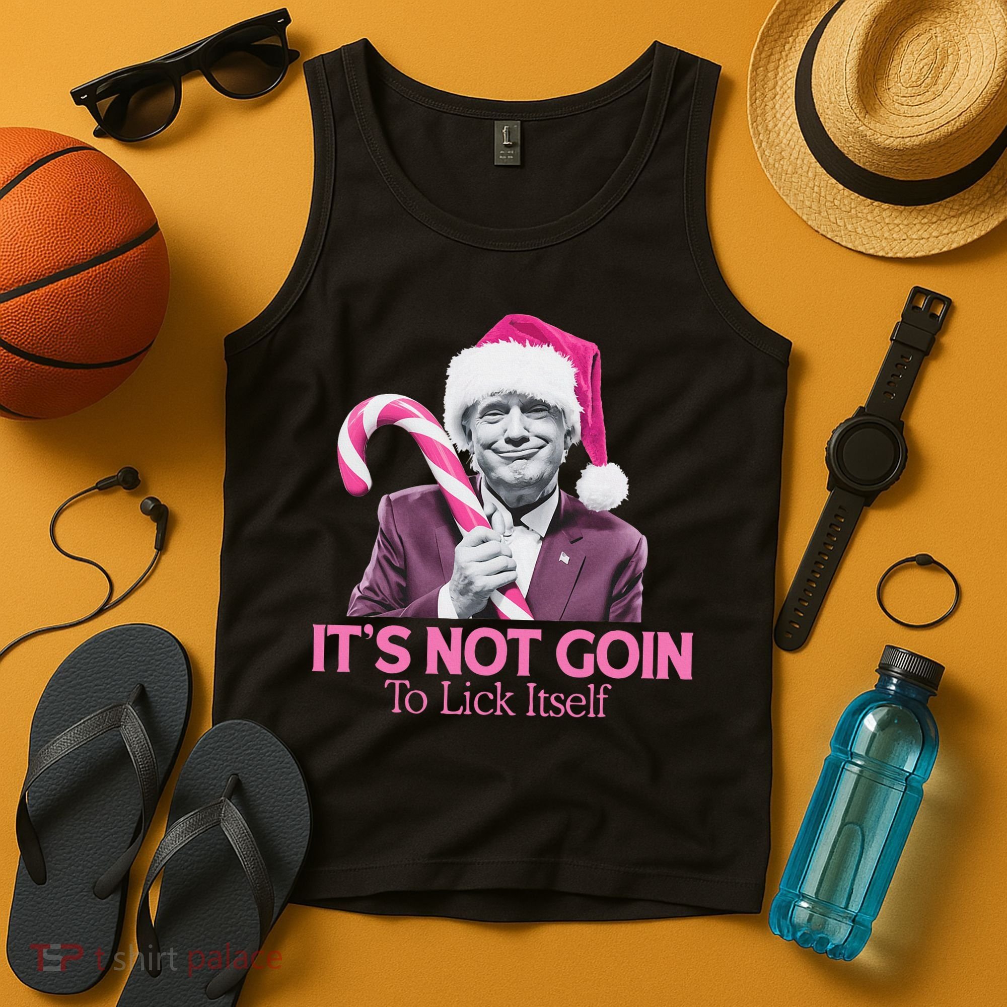 Trump Santa Christmas Maga Holiday Tank Top