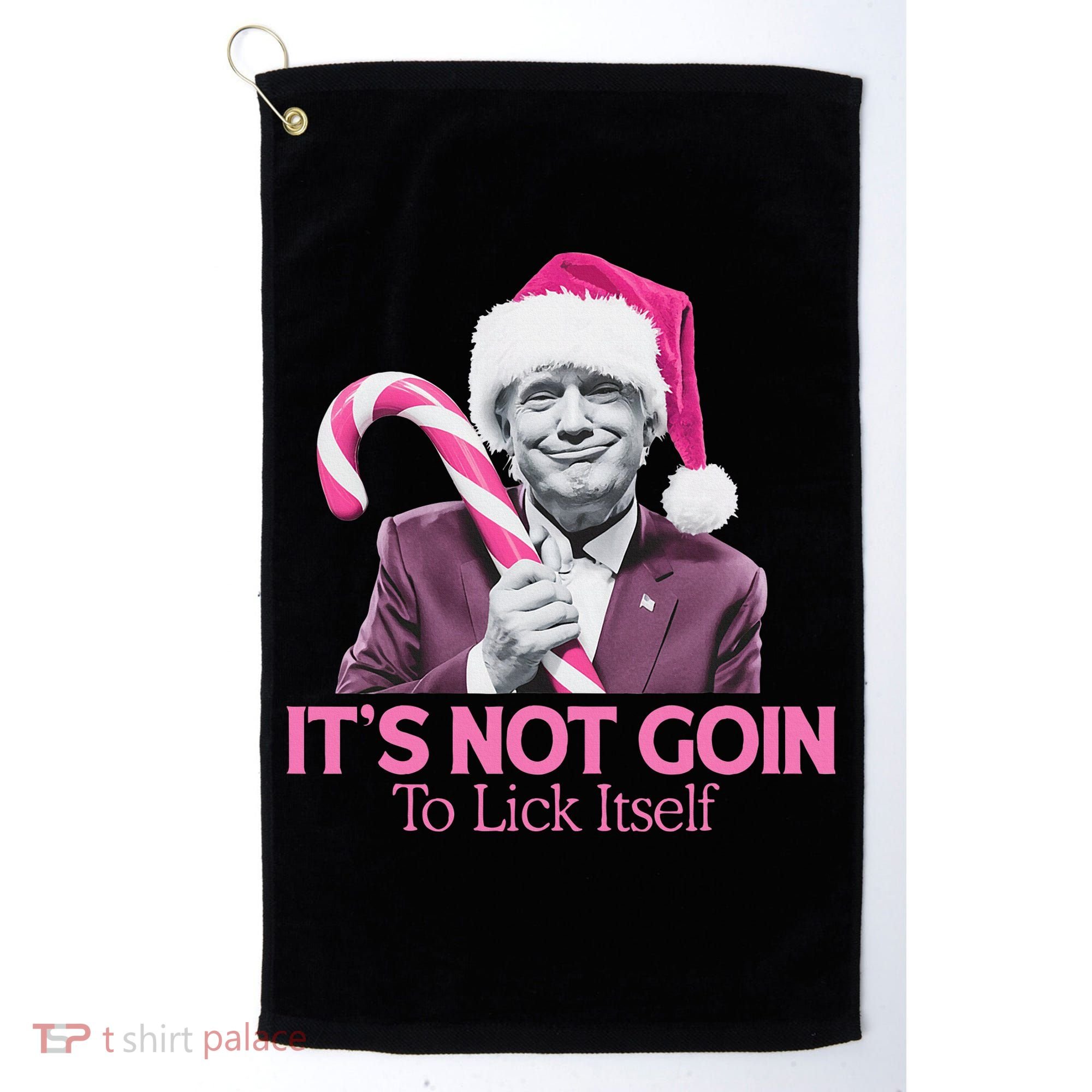 Trump Santa Christmas Maga Holiday Golf Towel
