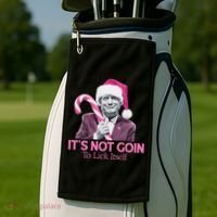 Trump Santa Christmas Maga Holiday Golf Towel thumb 2