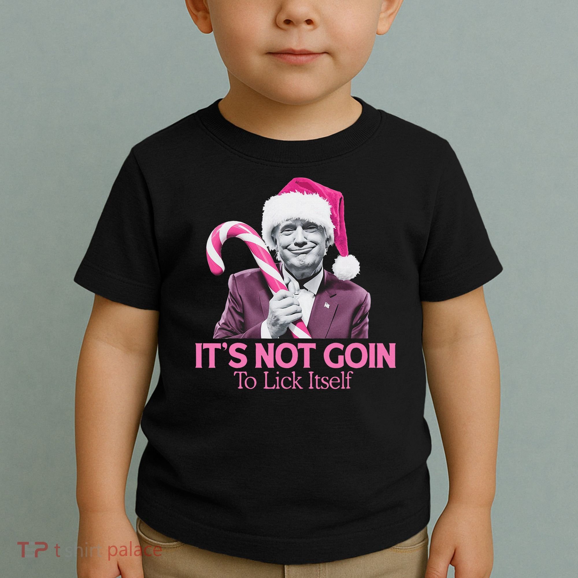 Trump Santa Christmas Maga Holiday Toddler T-Shirt