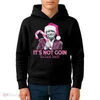 Trump Santa Christmas Maga Holiday Kids Hoodie thumb 4
