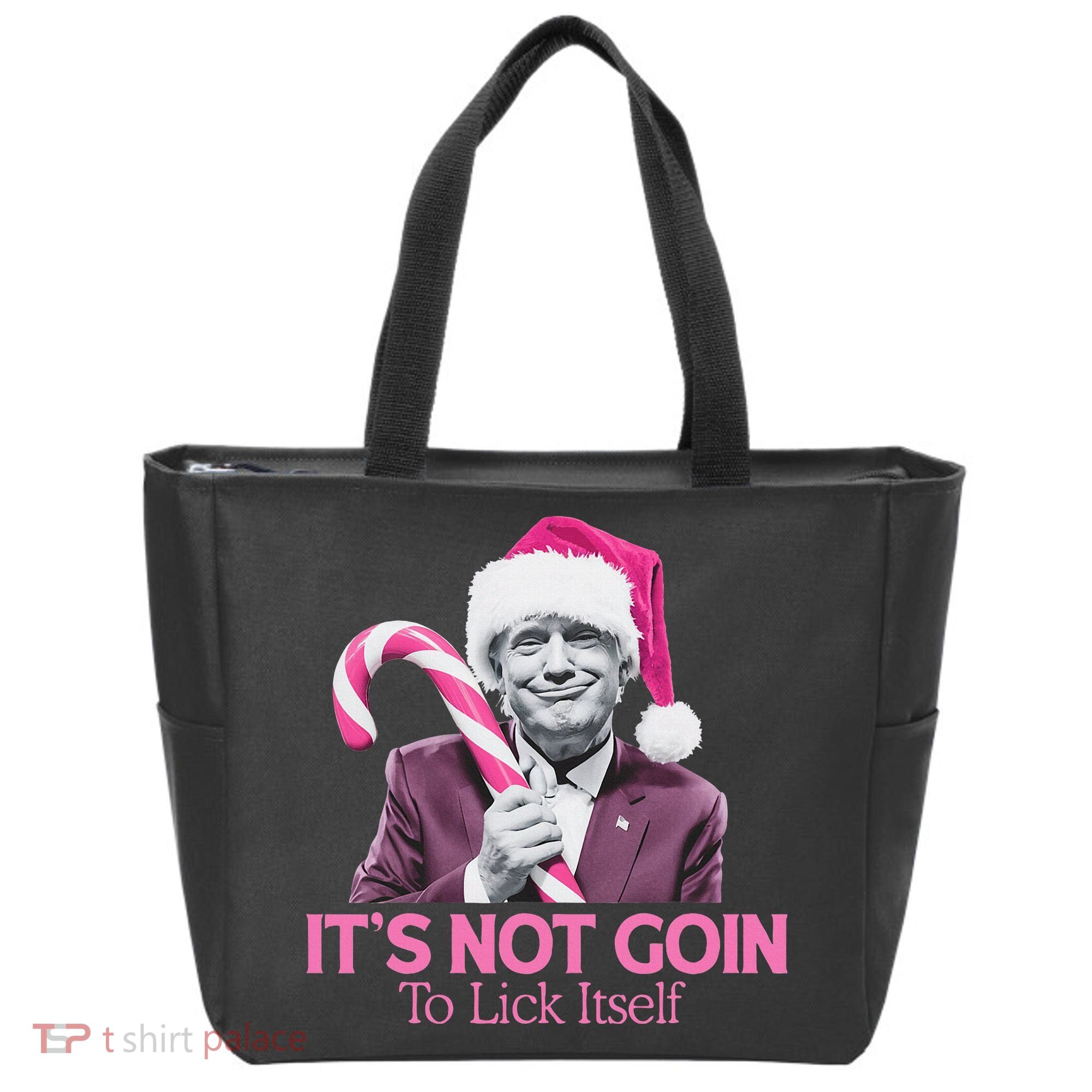 Trump Santa Christmas Maga Holiday Tote Bag