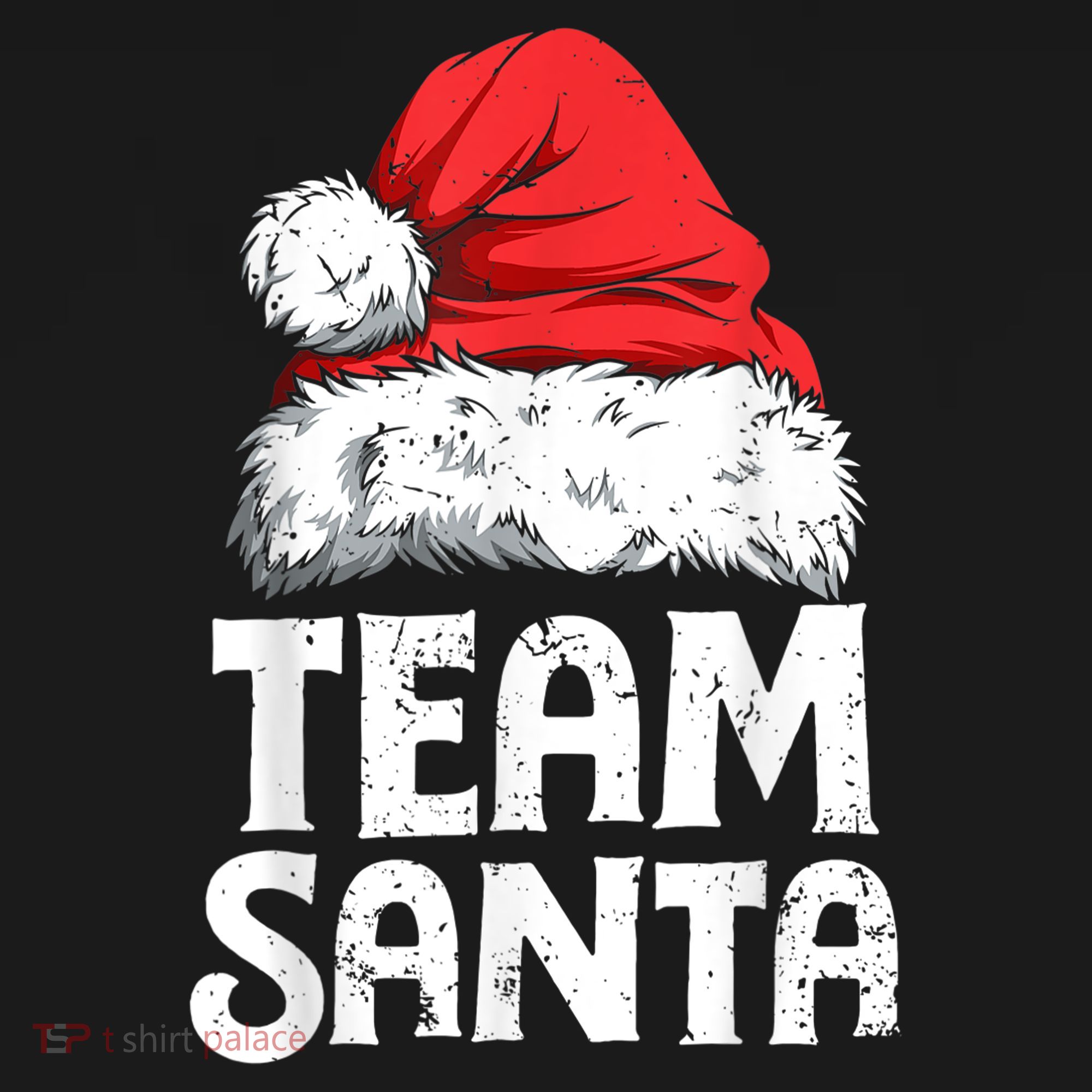 Team Santa Christmas Squad Family Matching Pajamas Boys Men Women's Hoodie