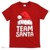 Team Santa Christmas Squad Family Matching Pajamas Boys Men T-Shirt thumb 0