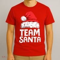 Team Santa Christmas Squad Family Matching Pajamas Boys Men T-Shirt thumb 3