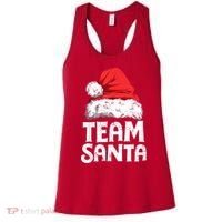 Team Santa Christmas Squad Family Matching Pajamas Boys Men Women's Tank Top thumb 0
