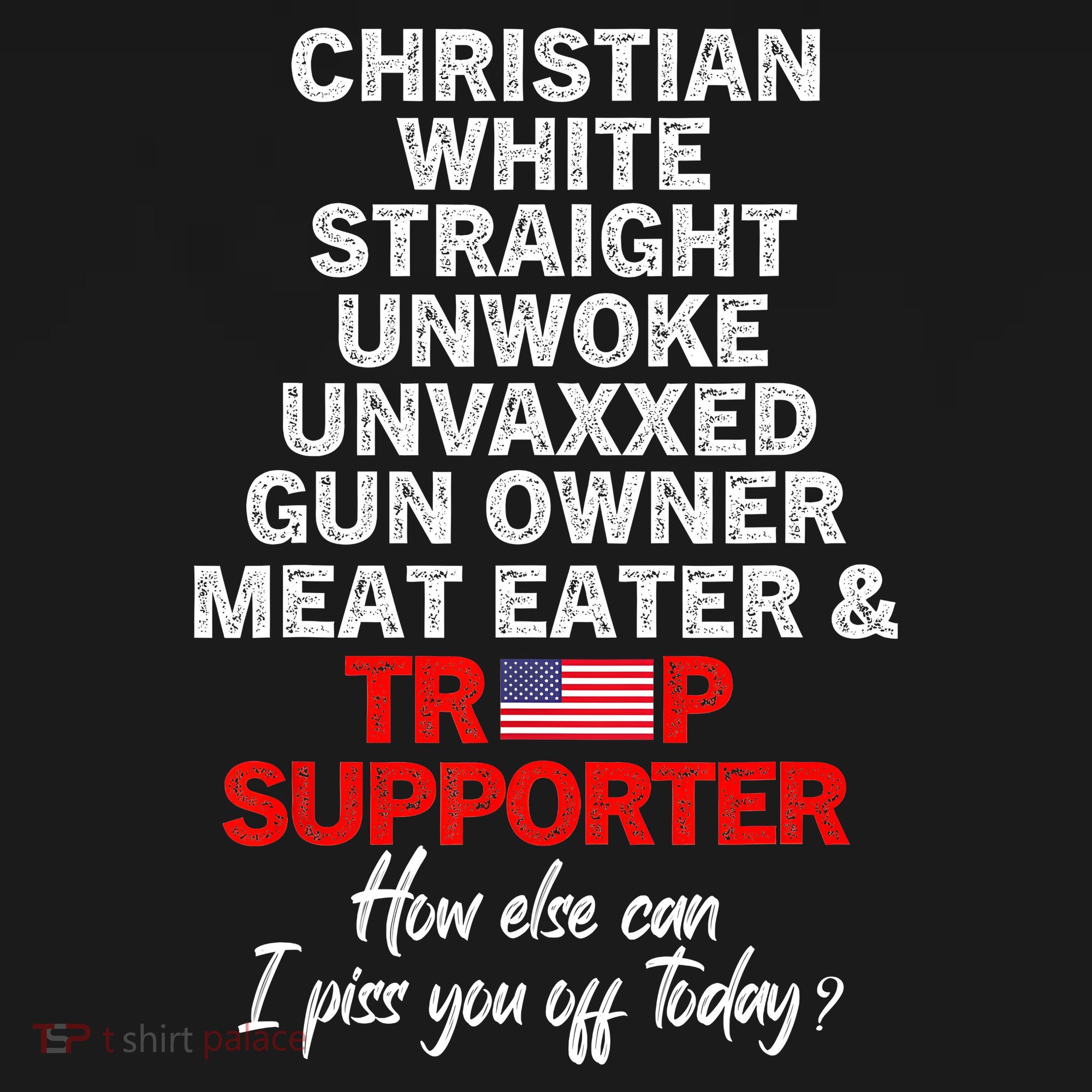 Trump Supporter Christian White Straight Unwoke Unvaxxed Sweatshirt