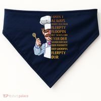 The Swedish Chef I Dont Always Herdy Dur Mur USA-Made Doggie Bandana thumb 0