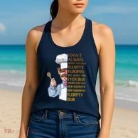 The Swedish Chef I Dont Always Herdy Dur Mur Women's Tank Top thumb 2