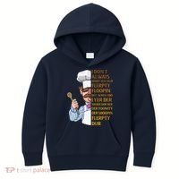 The Swedish Chef I Dont Always Herdy Dur Mur Kids Hoodie thumb 0