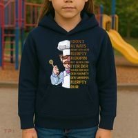 The Swedish Chef I Dont Always Herdy Dur Mur Kids Hoodie thumb 3