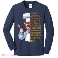 The Swedish Chef I Dont Always Herdy Dur Mur Kids Long Sleeve Shirt thumb 0