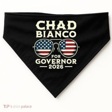 The Sheriff Chad Bianco For Governor 2026 USA-Made Doggie Bandana
