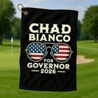 The Sheriff Chad Bianco For Governor 2026 Golf Towel thumb 1