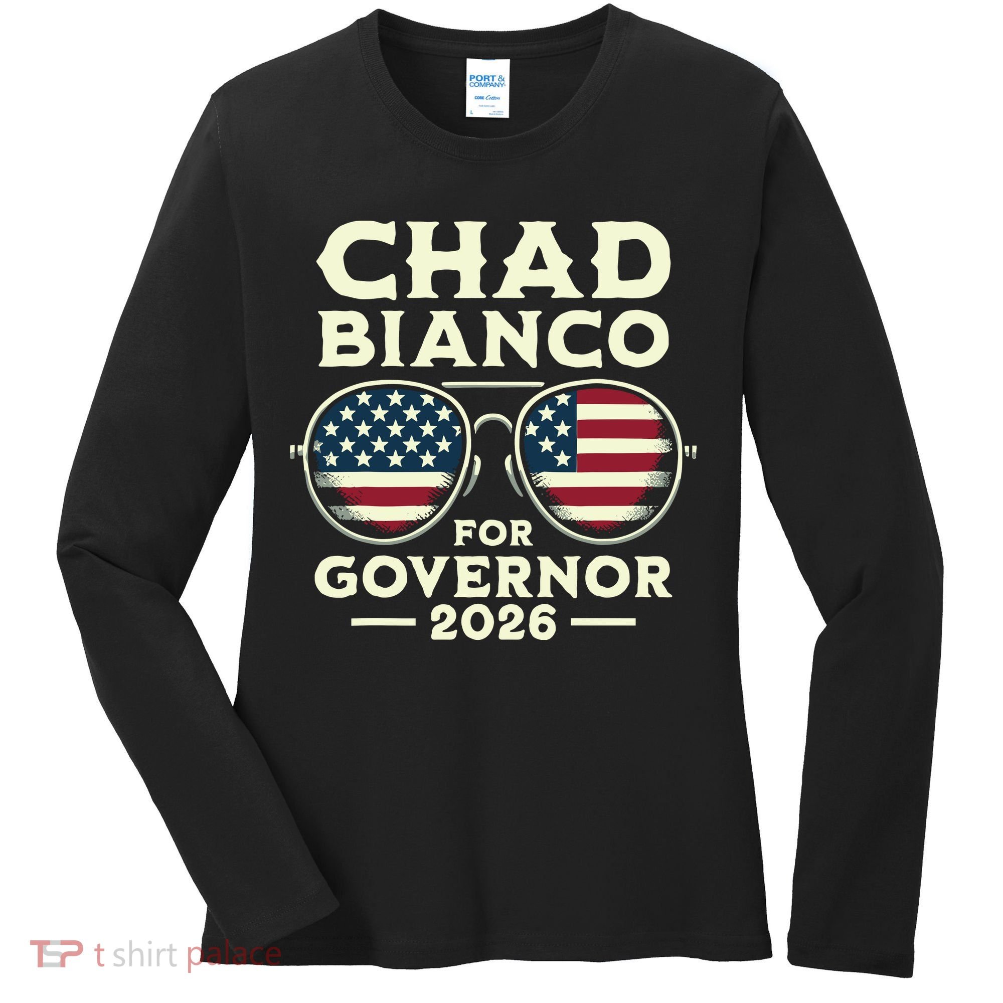 The Sheriff Chad Bianco For Governor 2026 Women's Long Sleeve Shirt