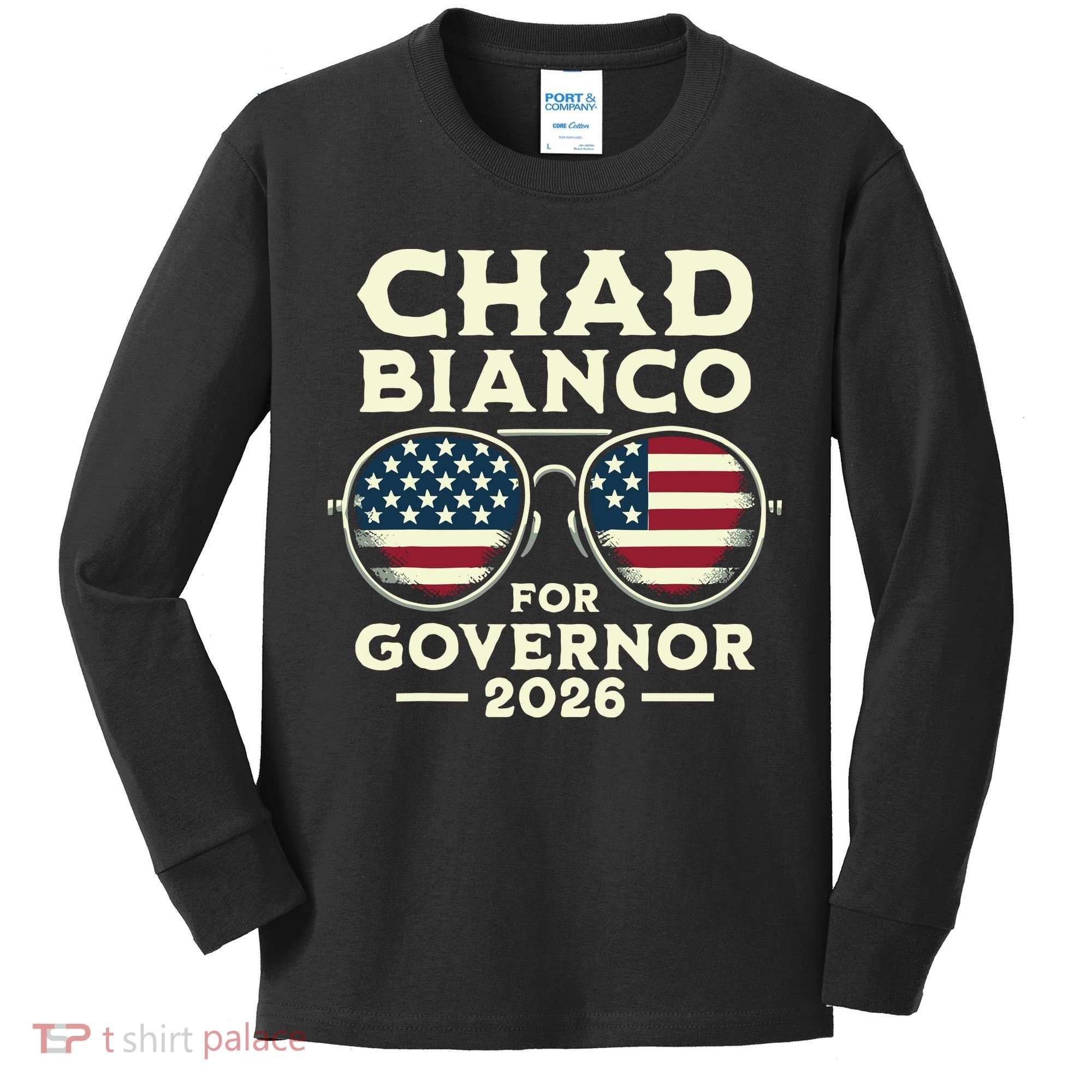 The Sheriff Chad Bianco For Governor 2026 Kids Long Sleeve Shirt