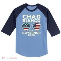 The Sheriff Chad Bianco For Governor 2026 Raglan Baseball Sleeve Shirt thumb 0