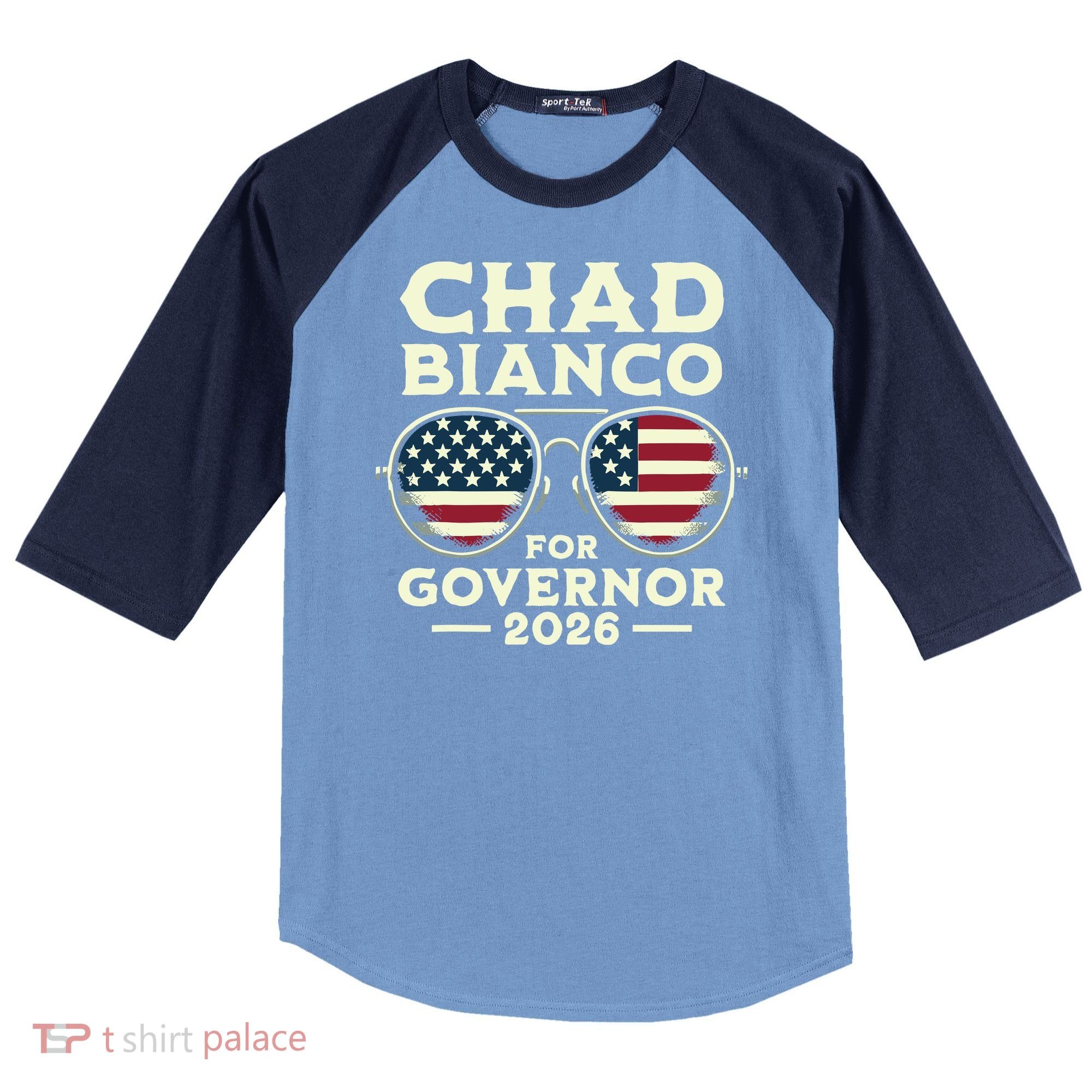 The Sheriff Chad Bianco For Governor 2026 Raglan Baseball Sleeve Shirt
