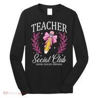 Teacher Social Club Long Sleeve Shirt thumb 0