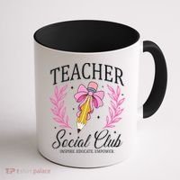 Teacher Social Club Coffee Mug thumb 1