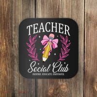 Teacher Social Club Coaster thumb 0