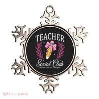 Teacher Social Club Ornament thumb 0