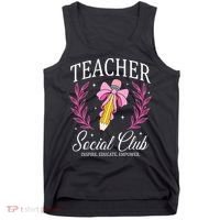 Teacher Social Club Tank Top thumb 0