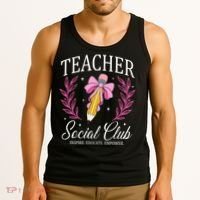 Teacher Social Club Tank Top thumb 3