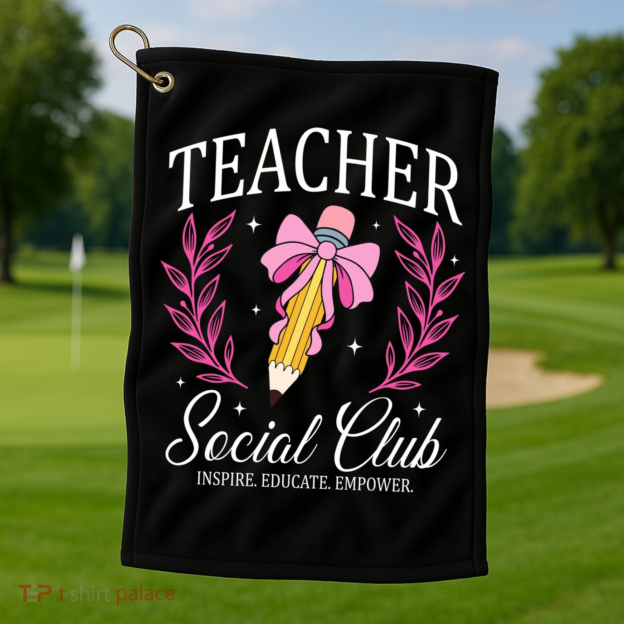 Teacher Social Club Golf Towel