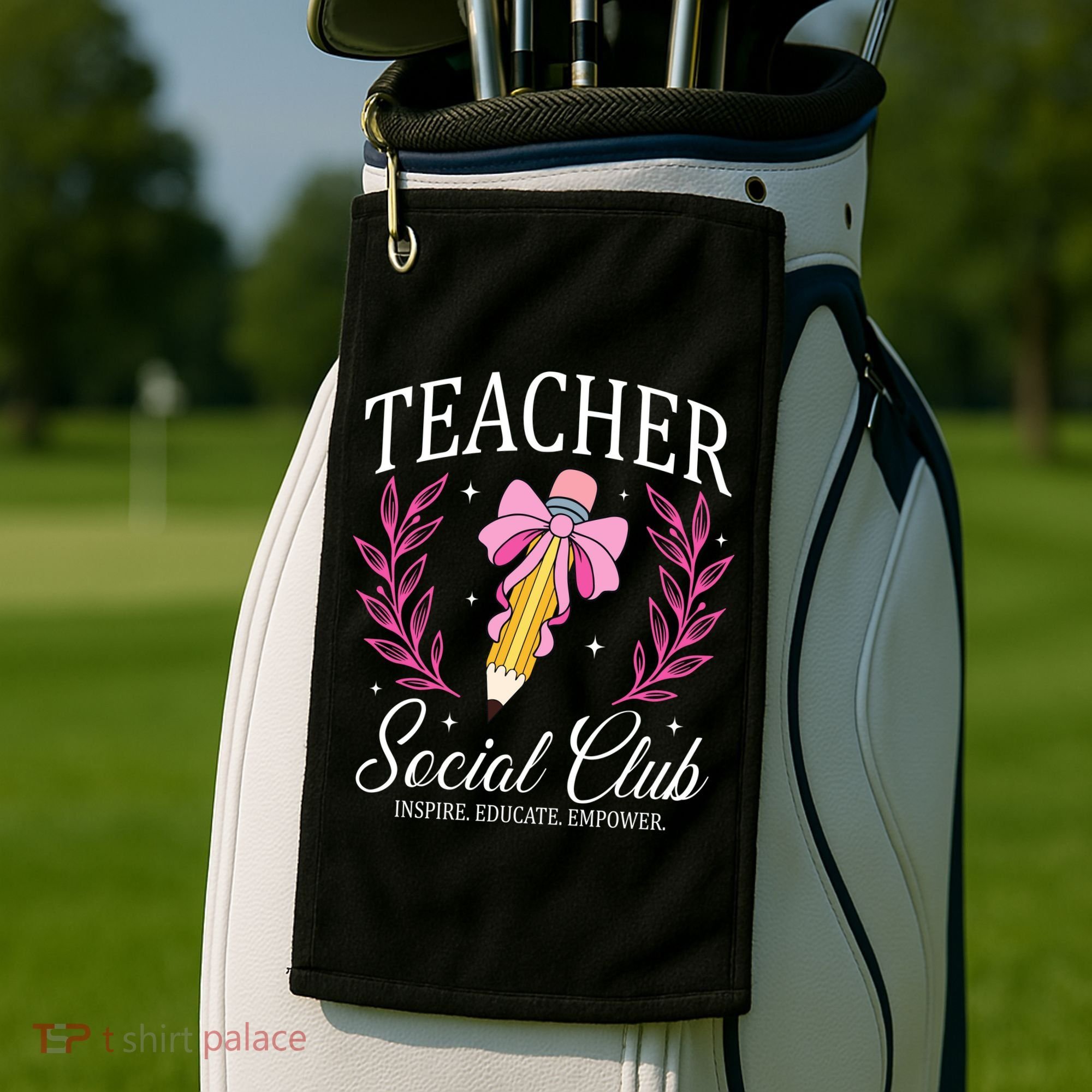 Teacher Social Club Golf Towel