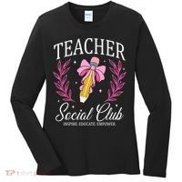 Teacher Social Club Women's Long Sleeve Shirt thumb 0