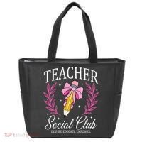 Teacher Social Club Tote Bag thumb 0