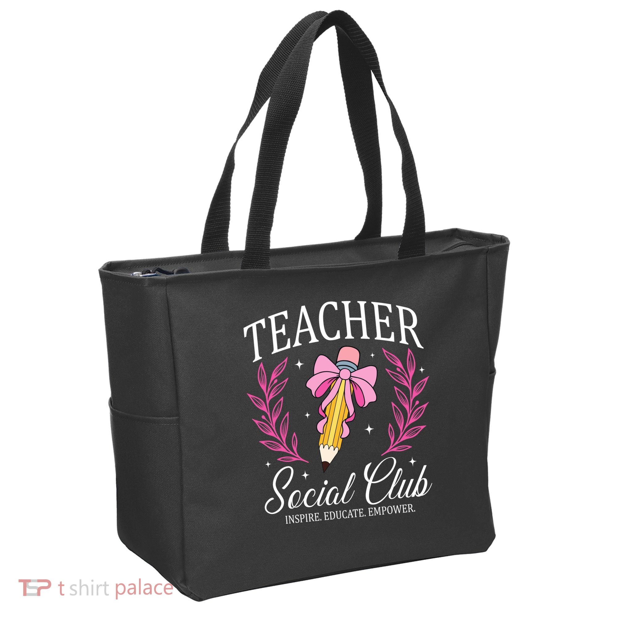 Teacher Social Club Tote Bag