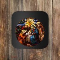 True Story Christmas Nativity Jesus Christian Coaster thumb 0