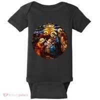 True Story Christmas Nativity Jesus Christian Baby Bodysuit thumb 0